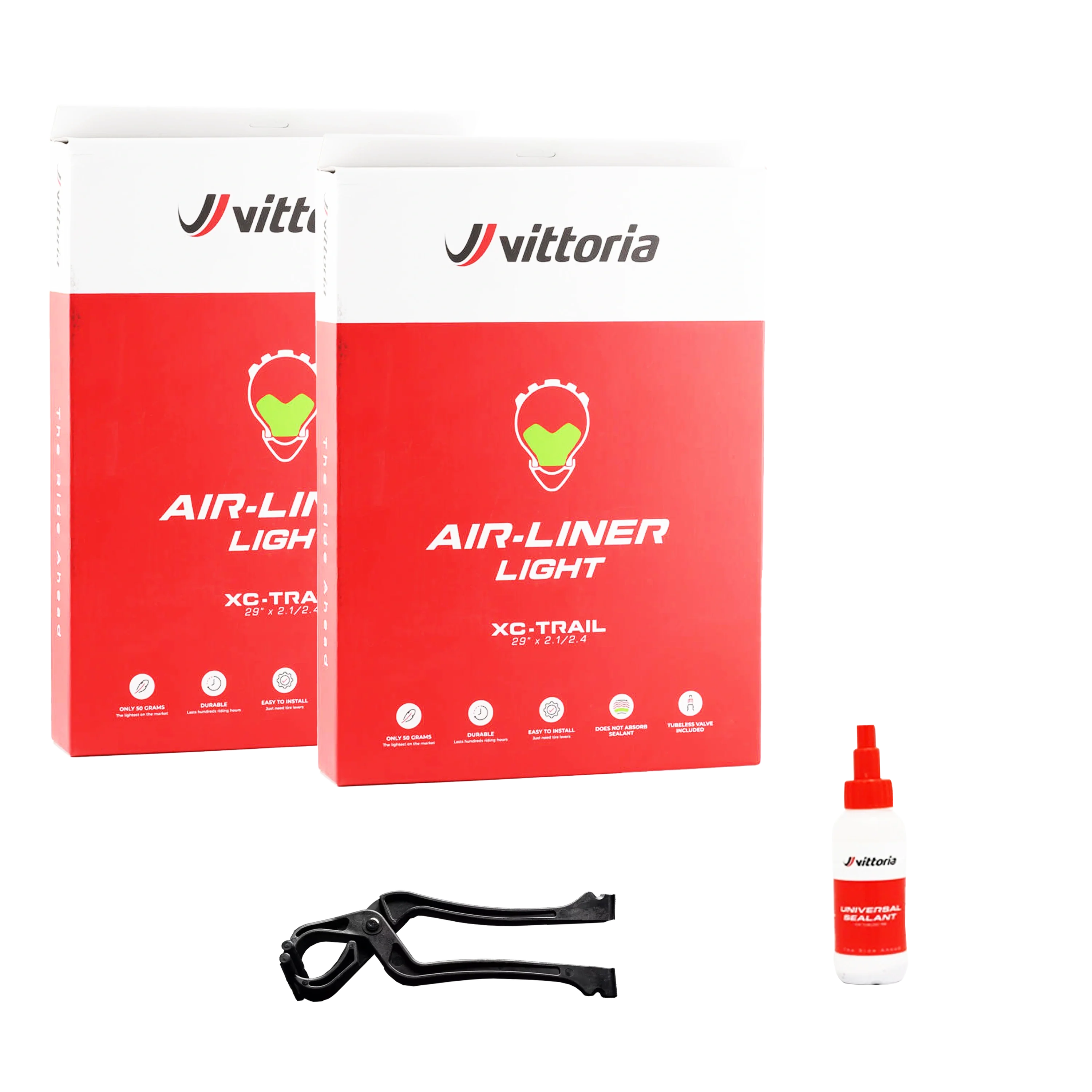 2 Air-Liner Light XC, Sealant & Air-Liner Tool Kit Bundle